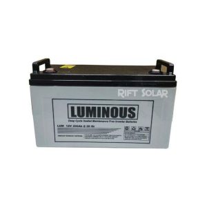 Luminous 200AH Solar Battery Heavy Duty Use Solar Battery