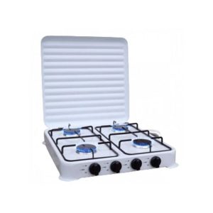 Starlux 4 Gas Burner Table Top Cooker + Pipe + 6kg Regulator + Tightener