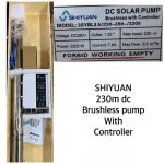 Shiyuan 230M DC BRUSHLESS PUMP WITH CONTROLLER