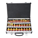 Premium 35pcs Router Bit Set 8mm Shank With Aluminium storage Case. (Copy)