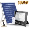 Solar Light Solar Street Flood Lights Outdoor - 300W Solar Lights Dusk to Dawn IP67 Waterproof Security Commercial Lighting