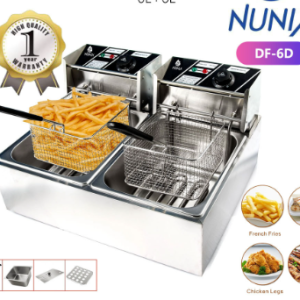Nunix 6+6litres Double Deep Fryer