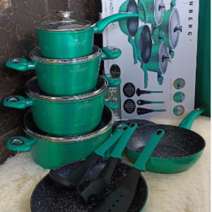 New model Edenberg 15 PC's Nonstick cooking pots