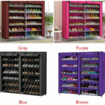 Double column shoerack, 36 pairs