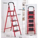 Foldable 5 steps ladder
