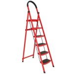 High Quality PORTABLE AND SPACE-SAVING 6 Steps Ladder