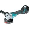 Makita Cordless Grinder, Two Batteries And One Charger+ Cutting Disk