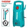 TOTAL Electric High Pressure Car Washer 1400w