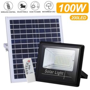 Solar Light 100W LED Solar Floodlight Panel Street