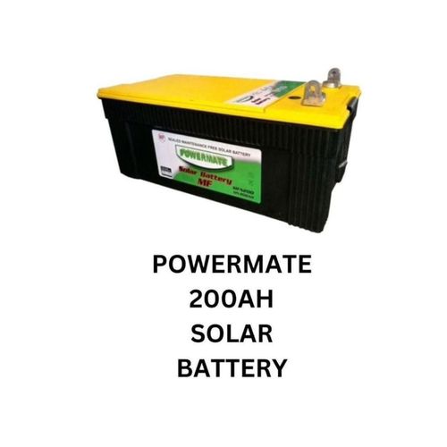 Powermate 200AH Solar Battery Dry Cell Maintenance Solar Battery