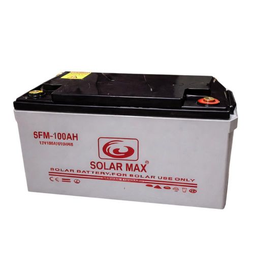 Solarmax 100AH Solar Battery Deep Cycle Solar Gel Battery Free Maintenance