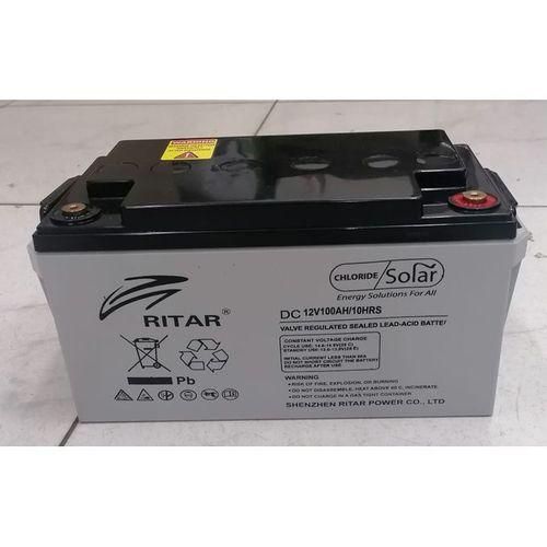 Ritar 100Ah Solar Battery Heavy Duty Use Free Maintenance Solar Battery