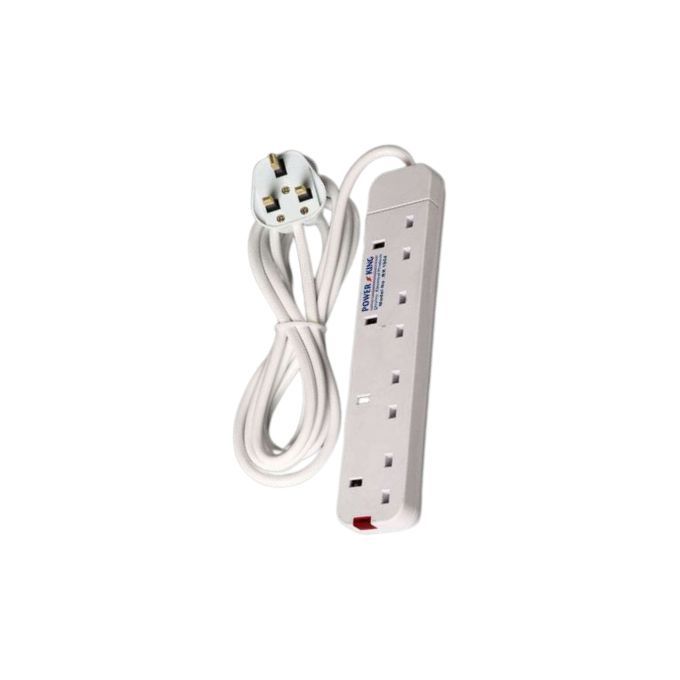 Power King 4 Way Quality Extension Socket With A Long Cable