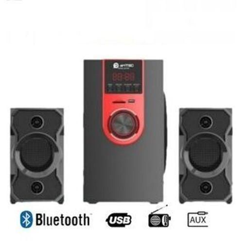 Amtec AM-008 2.1CH Subwoofer System - 5000W, Bluetooth, FM Radio, Powerful Bass, Home Audio Entertainment