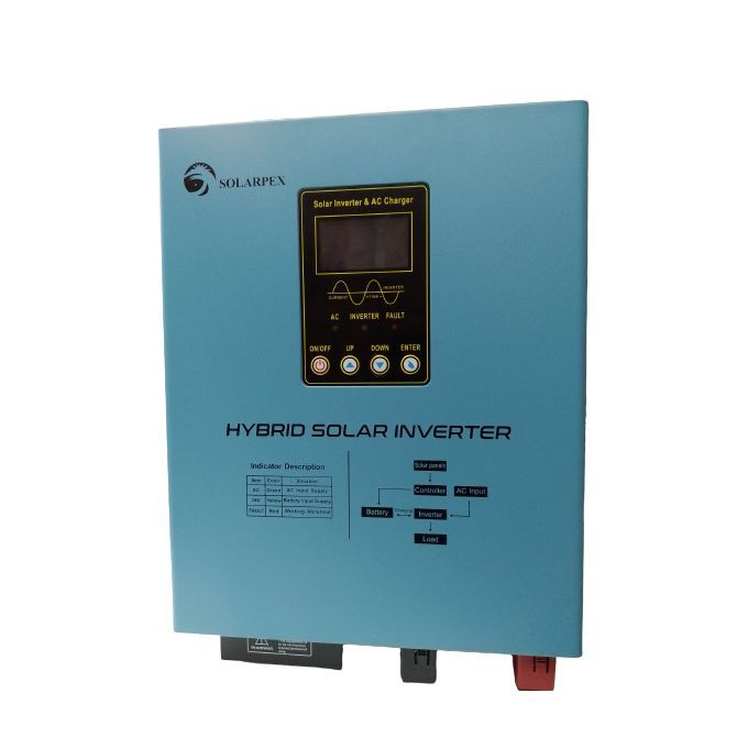 Solarpex 1kva Hybrid Solar Inverter Pure Sinewave