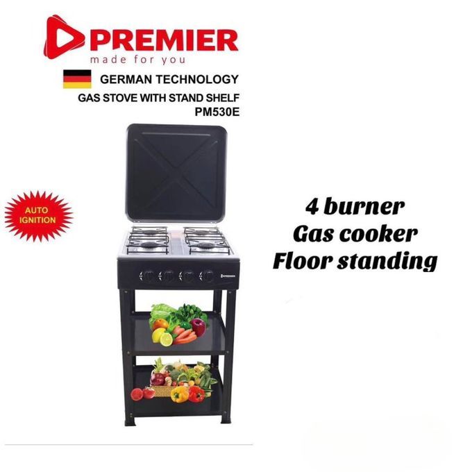 Premier AUTOMATIC 4 Gas Burner Cooker With Compartments+1 YEAR WARRANTY