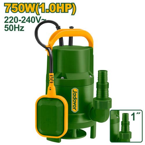 1HP Jadever Sewage Plastic Pump - 750HP 7m
